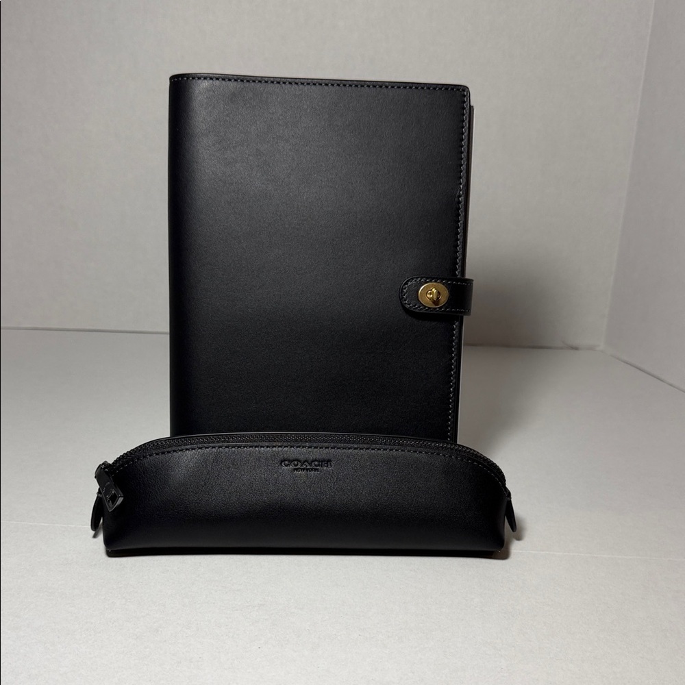 Coach Black Leather Set